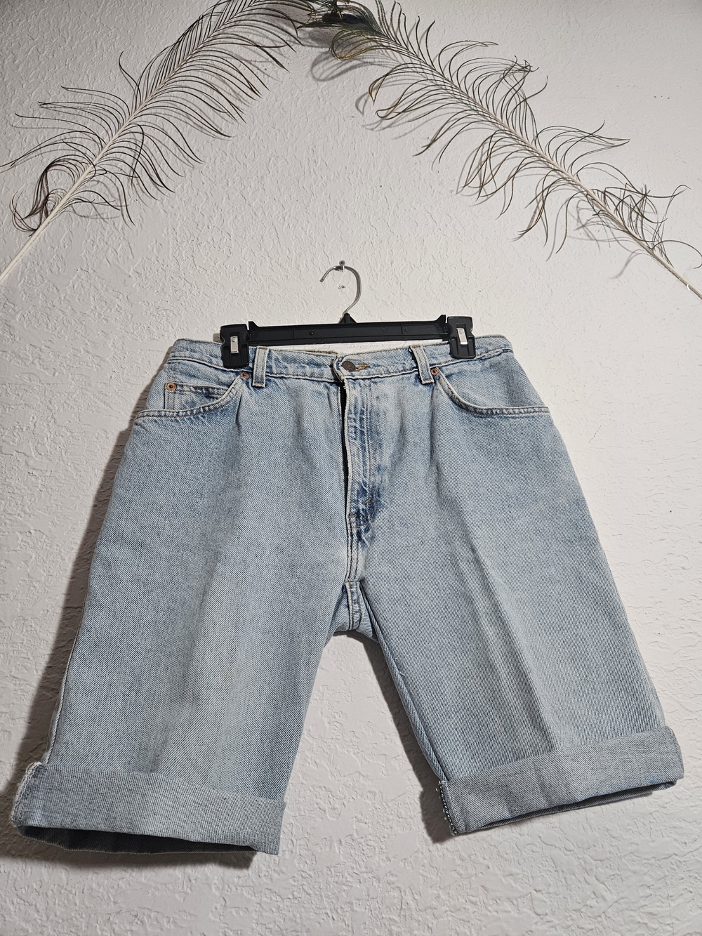 Levi's Light Blue Denim Jean Shorts